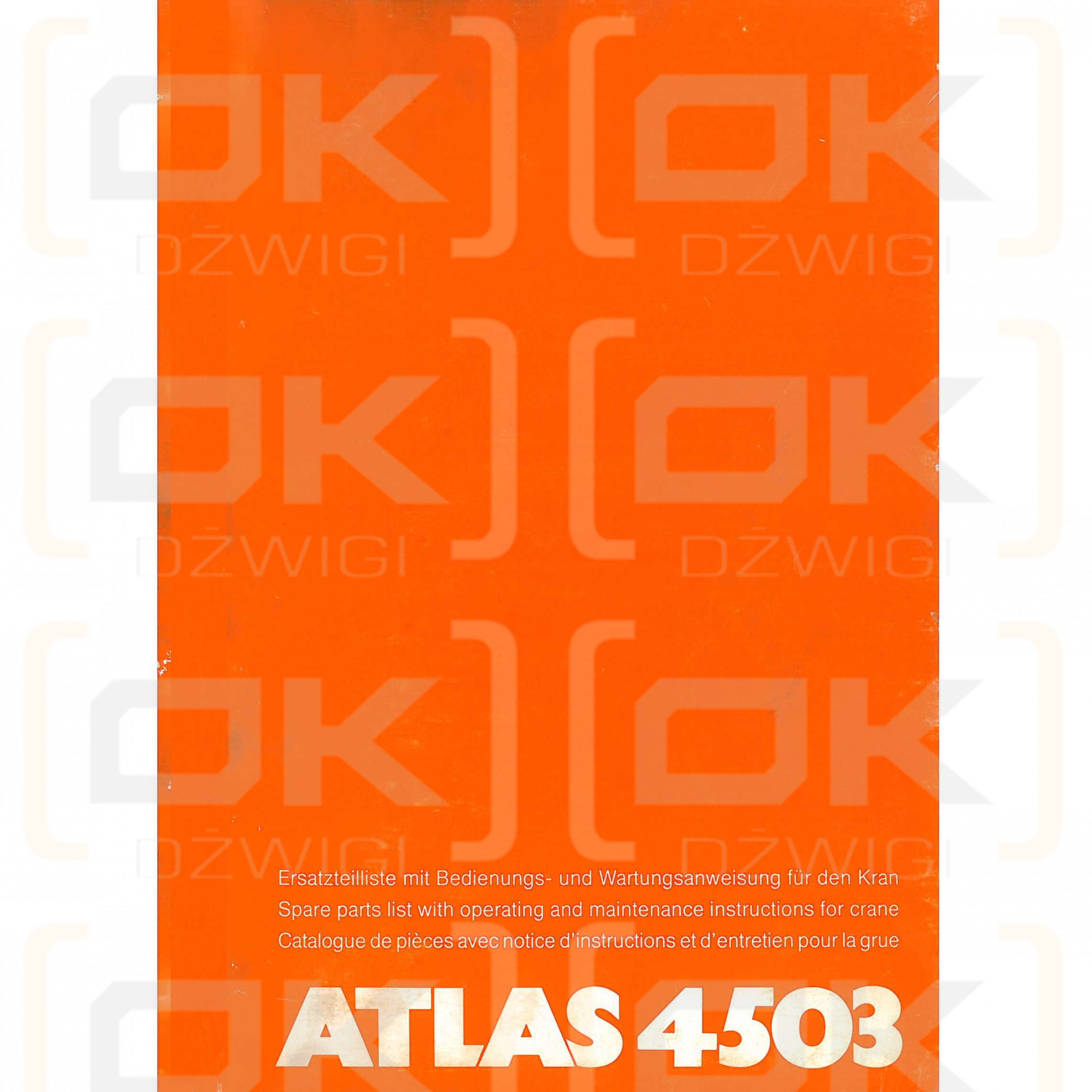 Atlas 4503 Parts Catalog